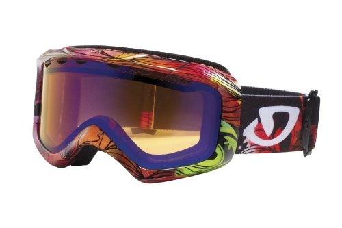 Giro Damen Skibrille Charm 12, gloss black/stormy sea black/persimmon boost 50, One size,  Preisvergleich