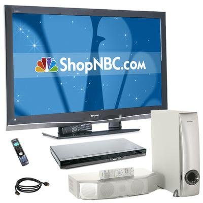 Sharp AQUOS 52 1080p LCD HDTV Bundle w/ $100 Mail-In Rebate