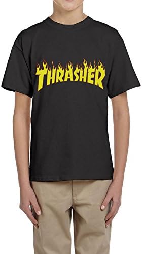 Thrasher Skates cool Teenager's T shirt XXL Black
