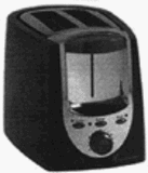 2-SLOT BAGEL TOASTER (Salton/Toastmaster TT2CTBB)