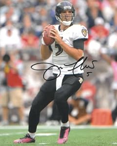 Joe Flacco signed Baltimore Ravens 8x10 Photo