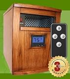 Heat Smart Victory SSF1500 Infrared Portable Space Heater, Heats Up to 1,000 Sq. Ft.