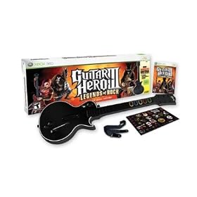Xbox 360 Guitar Hero III Package. Includes Xbox 360 Guitar Hero III: Legends of Rock Bundle, Additional Guitar Hero Guitar Controller and Xbox LIVE 3 Month Gold Card