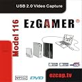 EZCAP.TV 116 EzGAMER USB 2.0 Game Capture Device. Capture your gaming footage live. Supports Xbox 360, PS3, Wii, PSP or any other console that has AV output. Play in SD on your TV and record on your pc/laptop at the same time. 24K gold spltters and leads included. Upload footage to YouTube in 720p HD or convert for iphone, ipad, android, etc. Stream your gaming live to Skype, MSN, Justin tv, Yahoo, etc. For Windows XP, Vista and Windows 7 32/64 bit