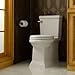 American Standard 2817.128.020 Town Square Concealed Trapway RH Elongated Toilet with Seat, White