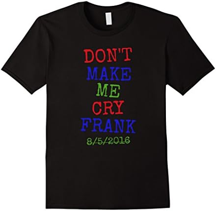 Men's Don't Make Me Cry Frank shirt - boysdontcry Medium Black