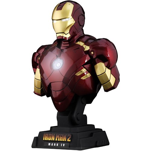 Hot Toys Iron Man 2 1/4 Scale Collectible Bust Iron Man Mark IV Best