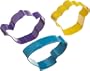 Wilton Tea Party Colored Metal Cutter Set, 3-Piece