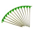 10" Galvanized-Steel Tent Pegs - Set of 10