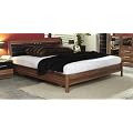Bett Yvette, Franz�sisch Nussbaum Nachbildung, Absetzungen Schwarz. versch. Bettgr��en, Bettgr��e:160x200