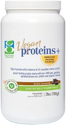Vegan Proteins+, Double Chocolate 28 oz