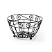 Spectrum 39010 Scroll Fruit Bowl, Black