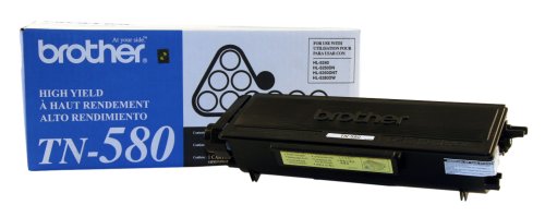 Brother TN580 High Yield Black Toner Cartridge