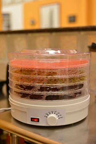 Easy Dry Deluxe Food Dehydrator with Adjustable Thermostat and All in One Snack Kit