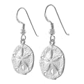 Silver Dangling Sand Dollar