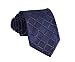 SetSense Men's Plaid Jacquard Woven Tie Necktie Set