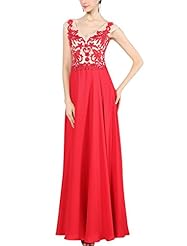 A-line V-neck Cocktail Sleeveless Applique Beaded Homecoming Dress/Prom Dress/Wedding Party Dress 