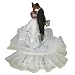 Jamie Lynn Designs Ty Wilson African American 6-1/2-Inch Tall Cake Top, White Ruffles