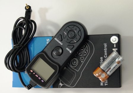 電子レリーズ、タイマーリモートコントローラーCANON-KISS,EOS60D  PENTAX用　TM‐C