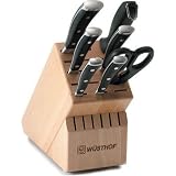 Wusthof Classic Ikon Cutlery Set with Wood Block 10-pc.