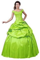 Beaded Crystal Sequined Lace Taffeta   Ball Gown Evening Dress/Prom Dress/Quinceanera Dress/Party Dress/Wedding Dress 