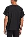 Landau Essentials Unisex Relaxed Fit 1-Pocket V-Neck Scrub Top 7502 Black