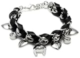 Produkt-Bild: Aigner Armband rhodiniert Ledereinzug A67360