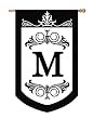 Monogram Regalia Estate Size Flag M