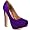 Dark Purple Suede
