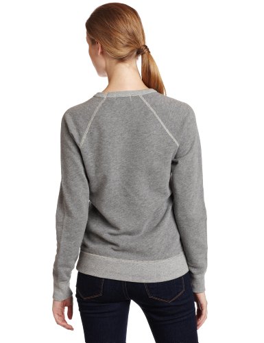 NFL Women's Tennessee Titans Heather Vintage French Terry Raglan (Grey Heather, Large)
