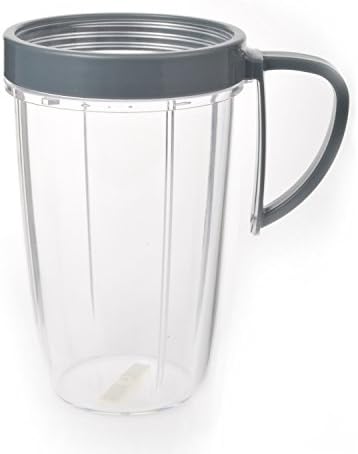 24 OZ Tall Cup with Handled Lip Ring for NutriBullet 600W &amp; 900W