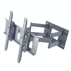 CHEETAH MOUNTS PLASMA LCD TV ARTICULATING DUAL ARM WALL MOUNT FOR 32-63" DISPLAYS UP TO 180LBS SILVER