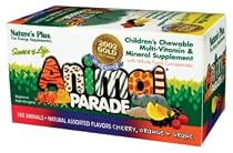 Nature's Plus - Animal Parade Cherry/Oran/Grape, 180 chewable tablets