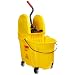 Rubbermaid Commercial FG757788 WaveBrake Down Press Combo High-Performance Mopping System, 35 qt Capacity, 20.1" Length x 15.7" Width x 36.5" Height, Yellow