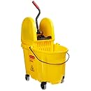 Rubbermaid Commercial FG757788YEL WaveBrake High-Performance Down Press Combo, Yellow