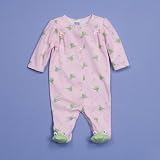 New Newborn LITTLE ME Baby FROGGY SLEEPER Girls