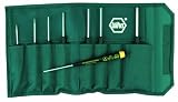Wiha 27590 Precision Hex Tools, Metric, ESD Safe Dissipative, 0.7mm - 4.0mm, 8 Piece