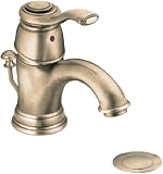 Moen CA6102AZ Kingsley One-Handle Low Arc Bathroom Faucet, Antique Bronze Moen CA6102AZ Kingsley One-Handle Low Arc Bathroom Faucet, Antique Bronze
