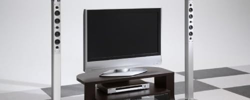 SHIRAI 42V薄型TV対応TV台(オープンタイプ) ティレスタ ダーク TLS-42VDK