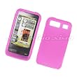 Samsung Omnia i910 (CDMA) Soft Rubber Silicone Protector Skin Case Pink