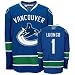 LUONGO #1 Vancouver Canucks RBK Premier NHL Hockey Jersey by Reebok (NHLPA Certified Custom Sewn Authentic Twill)