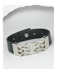 Leather Bracelet In White Base