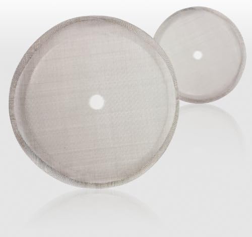 KONA French Press Replacement Screen Parts (2Pack) Best Universal 8-Cup Stainless Steel Reusable Filter Coffee Accessories