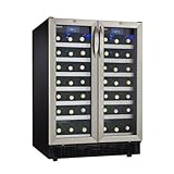 Danby 54-Bottle Dual Zone Built-In or Freestanding Wine Cooler