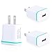 Wall Charger, MaxMall 3-Pack 1.0AMP USB Travel Wall Charger Adapter for iPhone 6 Plus, 6s Plus, 5s, iPad, Tablet, Samsung Galaxy S6 Edge, Note 5, HTC, LG Sony and More Devices