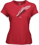 Detroit Red Wings -Red- Women's Team Eclipse Layered Tissue Tee