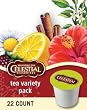 Celestial Seasonings Tea Sampler,  K-Cup Portion Pack for Keurig K-Cup Brewers, 22-Count