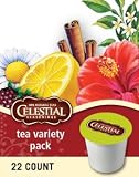 Celestial Seasonings Tea Sampler,  K-Cup Portion Pack for Keurig K-Cup Brewers, 22-Count