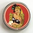 Womens Hand Made Retro "Lady Luck" Belt Buckle