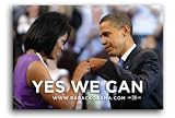 Official Obama YES WE CAN Fist Bump Pin - Button